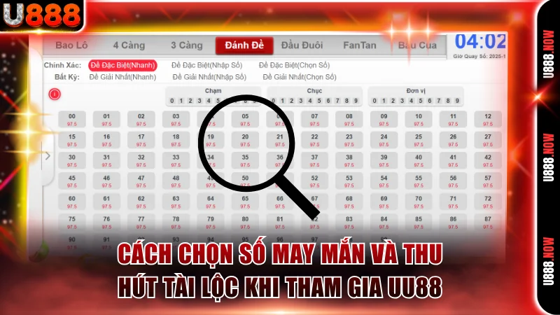 Cách chọn số may mắn