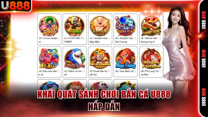 Khái quát sảnh chơi bắn cá U888 hấp dẫn