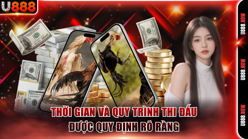 Thời gian và quy trình thi đấu được thiết kế rõ ràng 